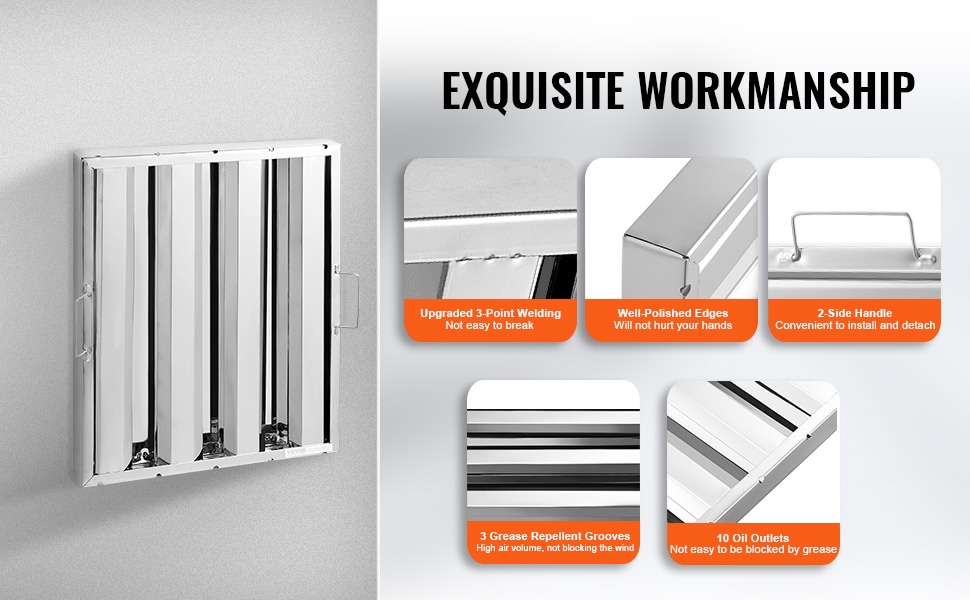 Huuppusuodattimen kahvat helppoon käsittelyyn