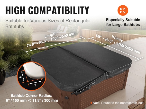 Kannennostin asennettuna suorakaiteen muotoiseen kylpytynnyriin