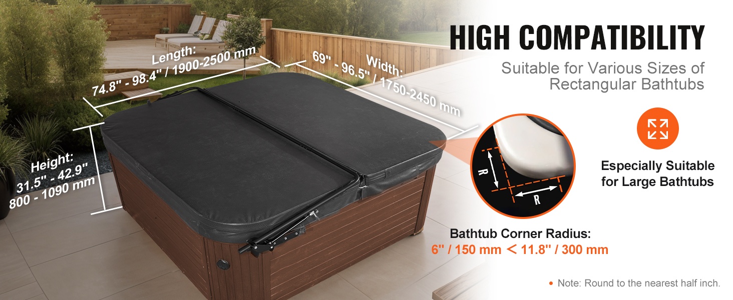 Yhteensopivuus suorakaiteen muotoisten altaiden kanssa