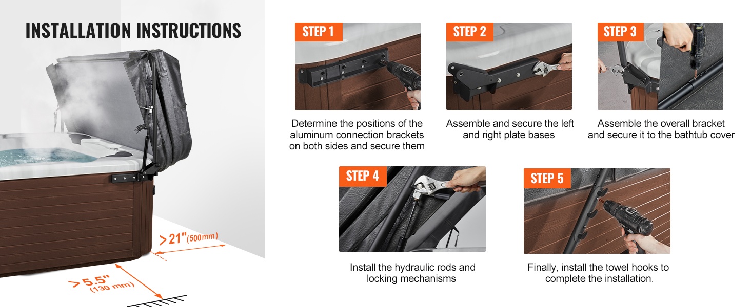 Asennusvaihe, telineen kokoaminen ja kiinnitys