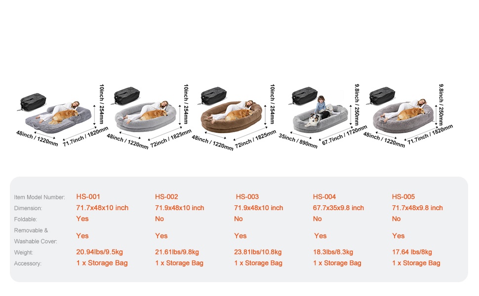 Suuri koko ja mukava makuualue