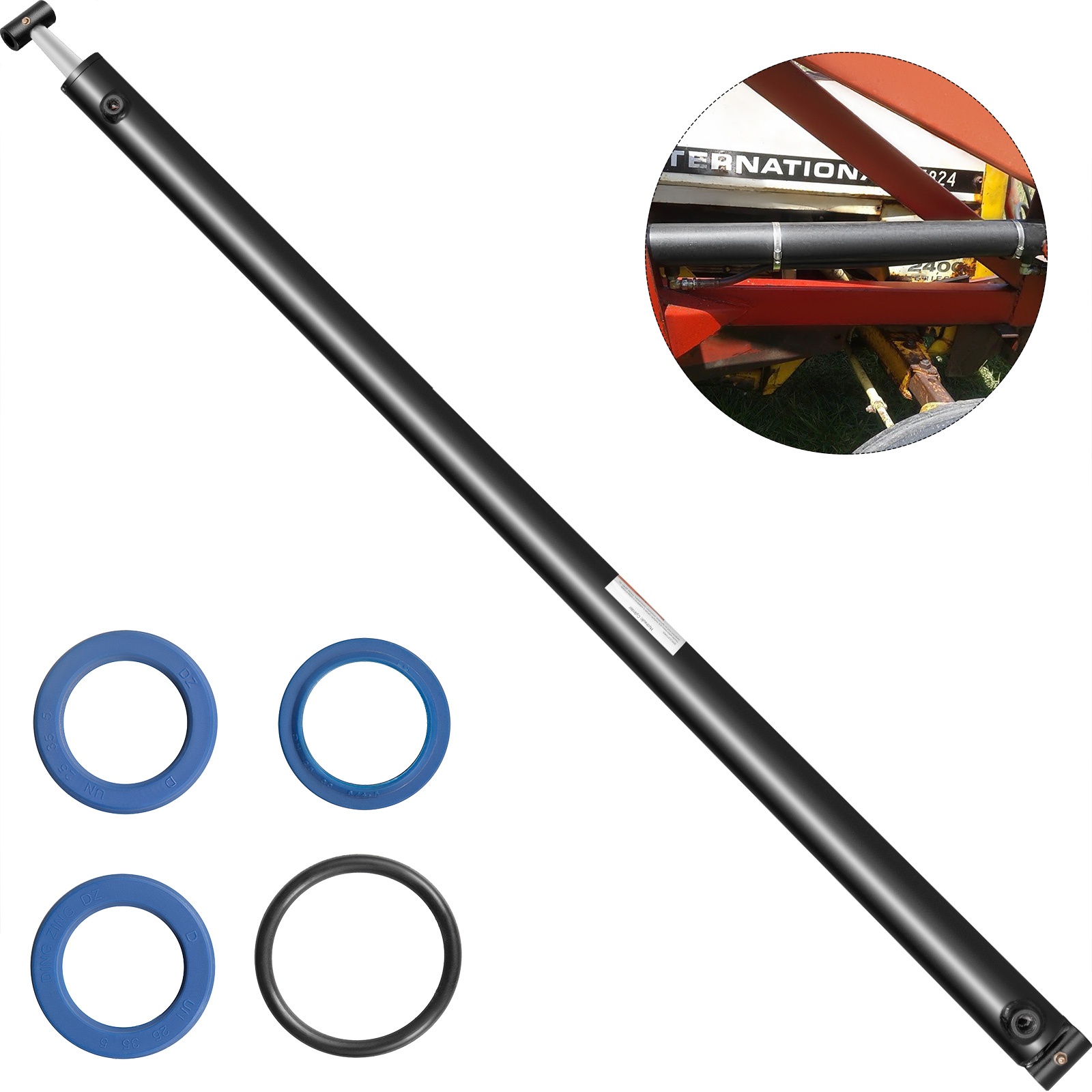 Hydraulisylinterin rakenne