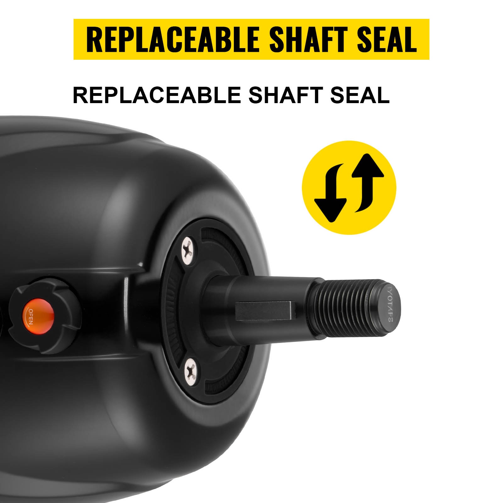 Vaihdettava akselitiiviste