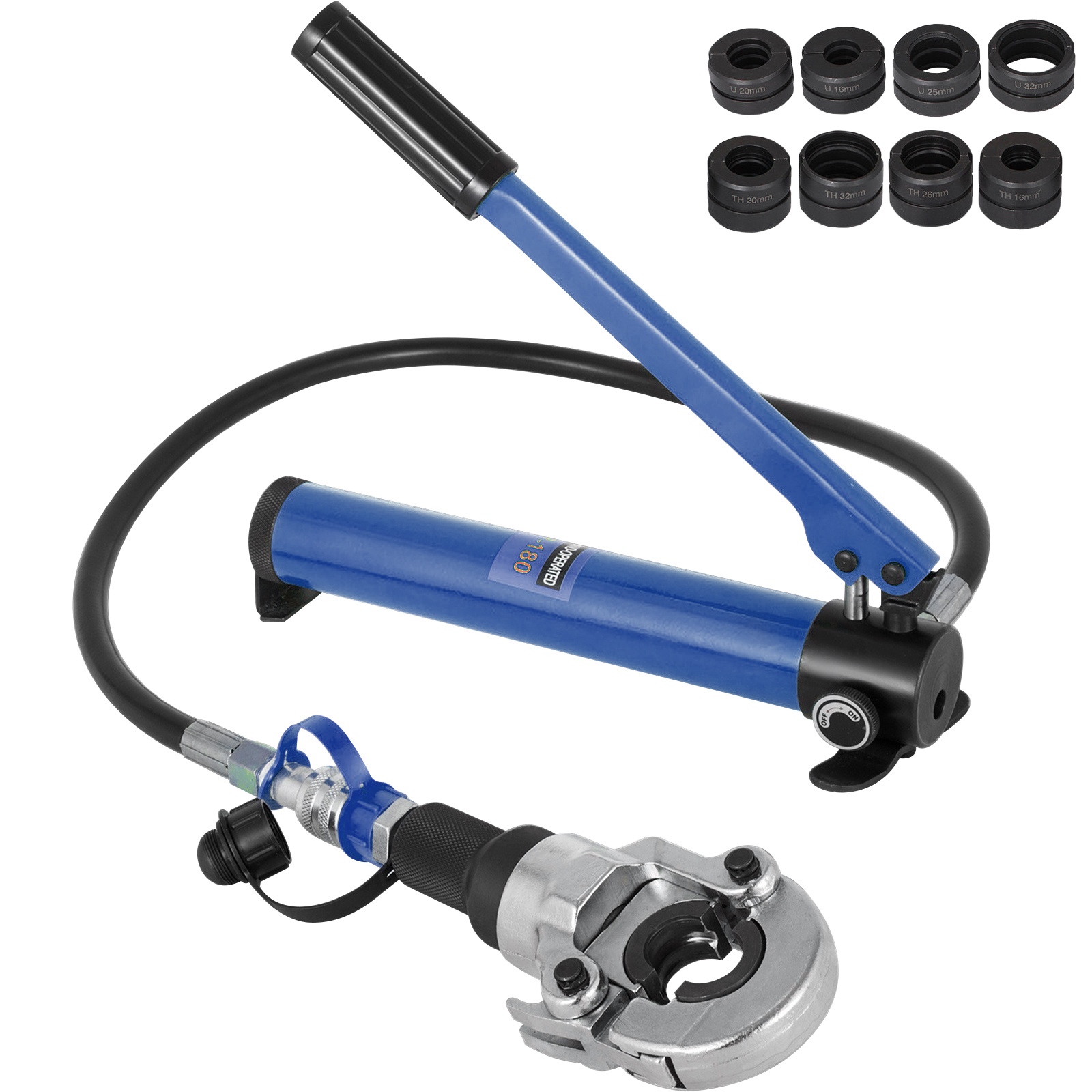 Hydrauliset puristuspihdit V- ja TH-tyypille