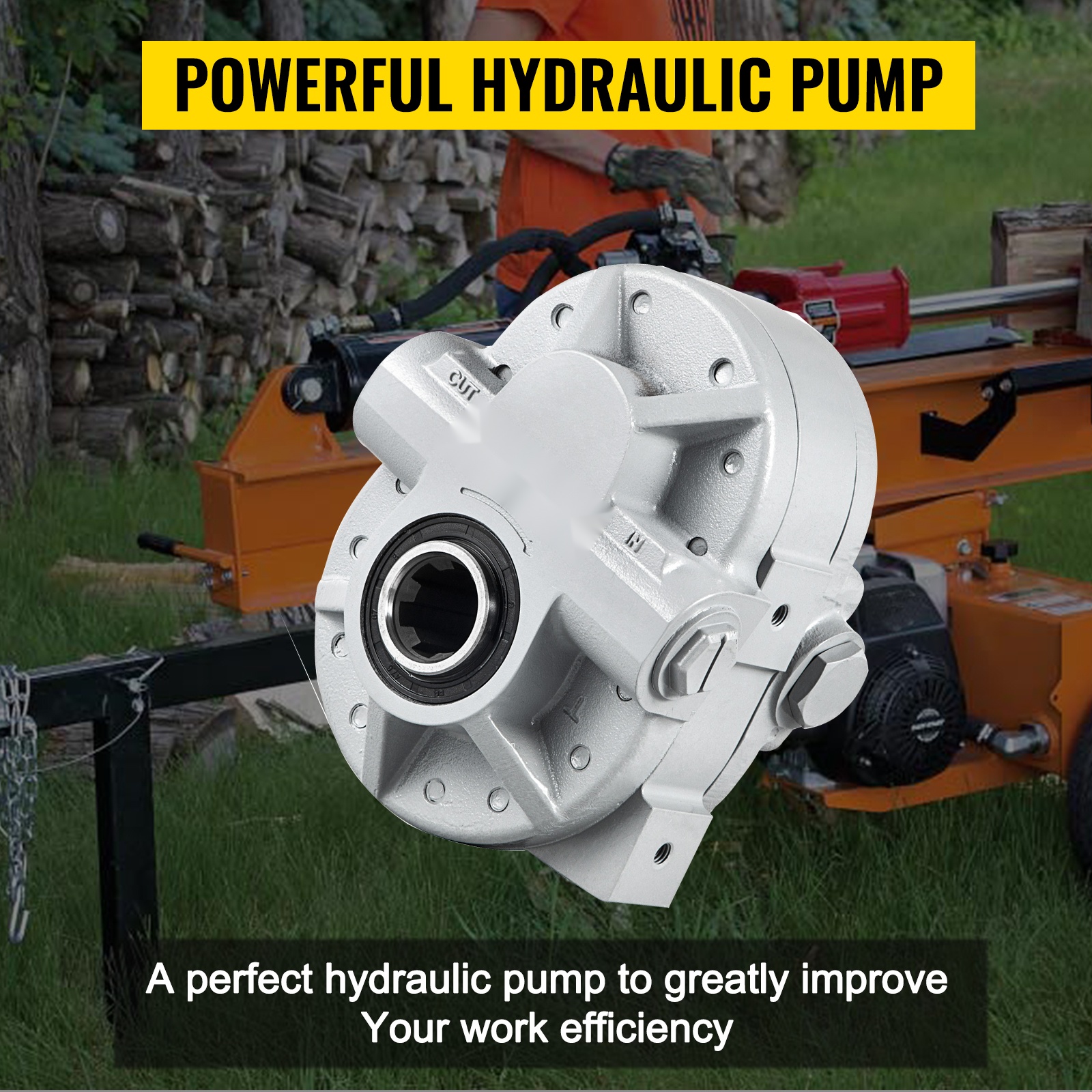 Tehokas hydraulipumppu