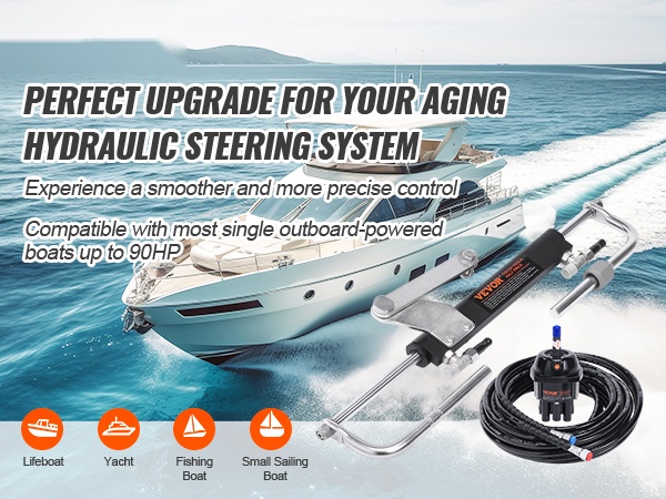 Hydraulinen perämoottorin ohjaussarja kuva 1 mobiili