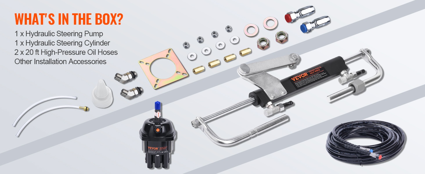 Hydraulinen perämoottorin ohjaussarja kuva 4