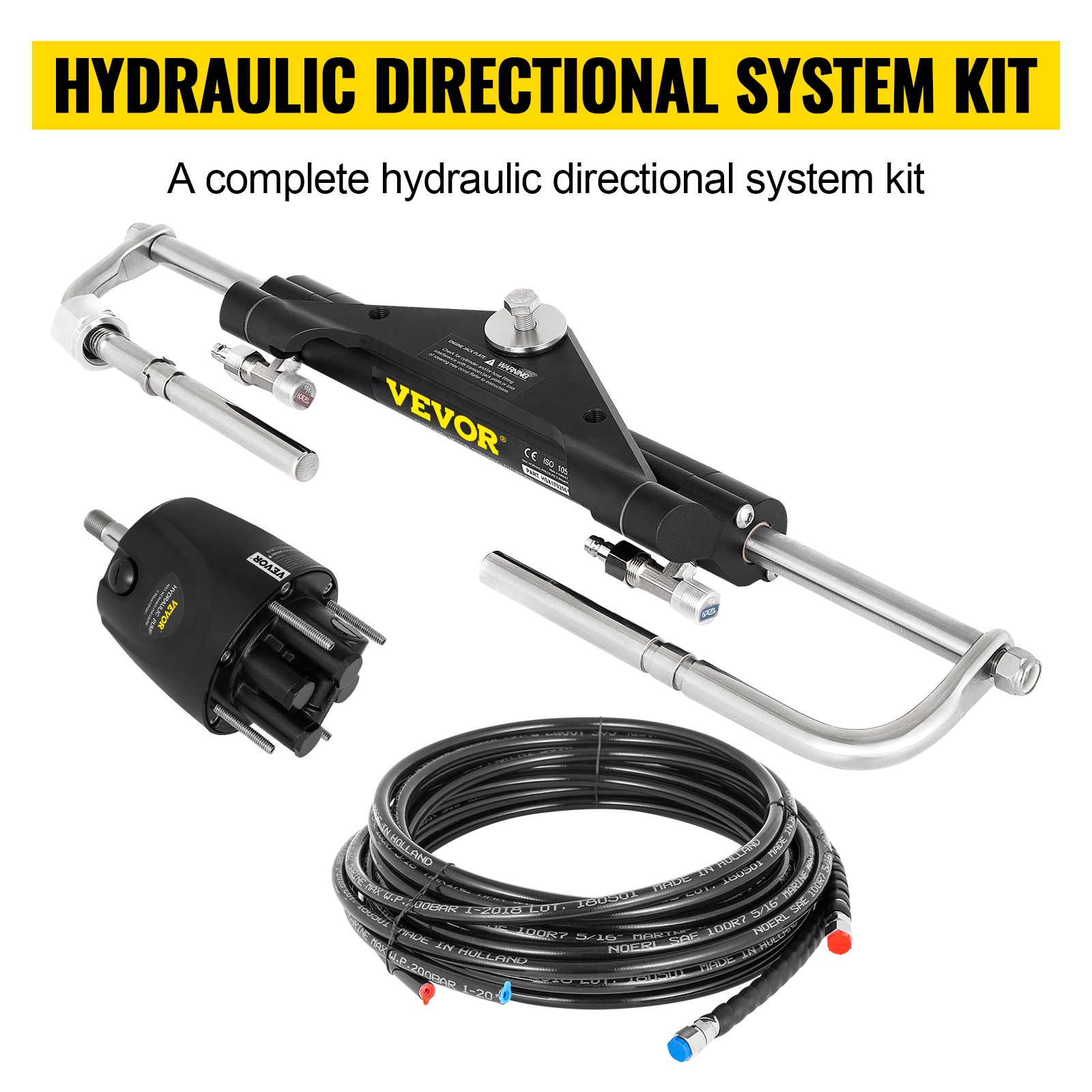 Hydraulinen perämoottorin ohjaus 150HP