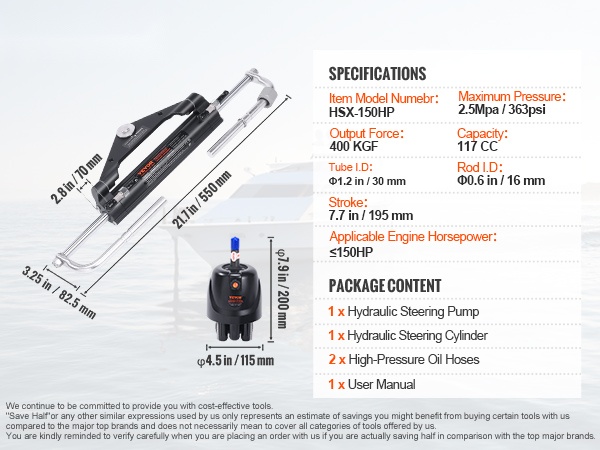 Ohjausjärjestelmä asennettuna veneeseen