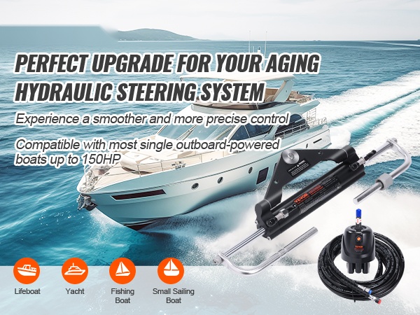 Hydraulinen perämoottorin ohjauspumppu lähikuva