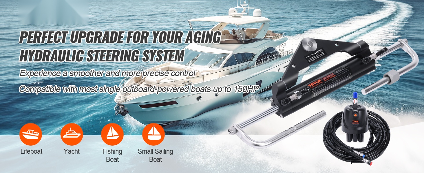 Hydraulinen perämoottorin ohjausjärjestelmä 90HP