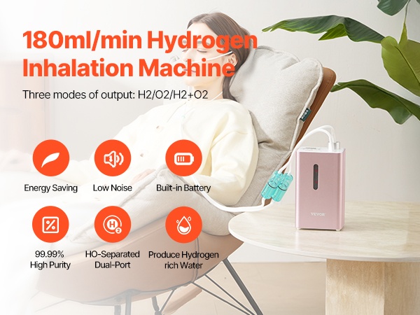 Vetyhengityslaite kompaktissa koossa