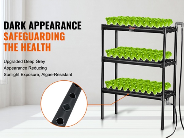 Valoa läpäisemätön putkirakenne