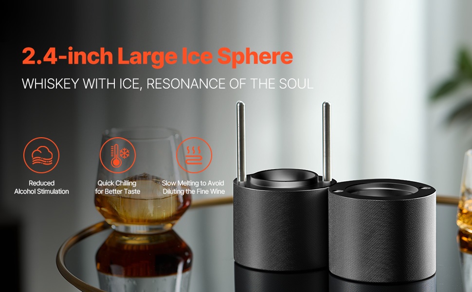 2.1-tuumainen jääpallo juomassa