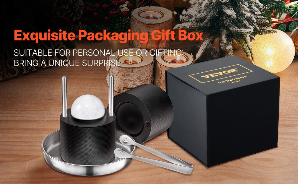 Jääpalloprässi lahjapakkauksessa