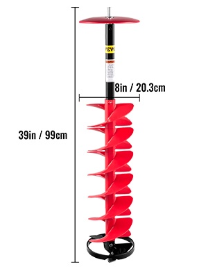 Jääporan mitat ja rakenne