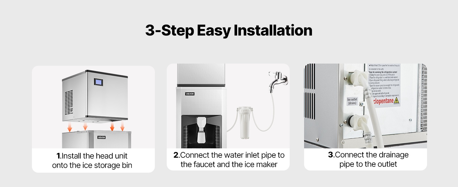 Asennus ja vedenpoisto