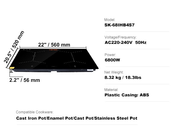 Kannettava induktioliesi kaapissa säilytyksessä