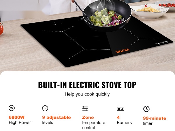 Kannettava induktioliesi käyttöliittymä