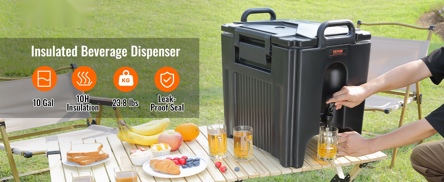 Eristetty juoma-annostelija 2 gallonaa 7,6 litraa