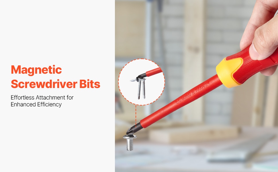 Magneettiset ruuvimeisselin kärjet