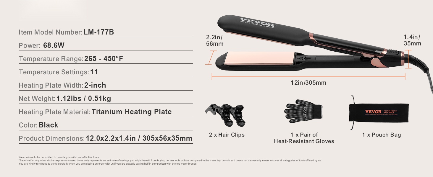 Hiusten suoristusrauta käytössä