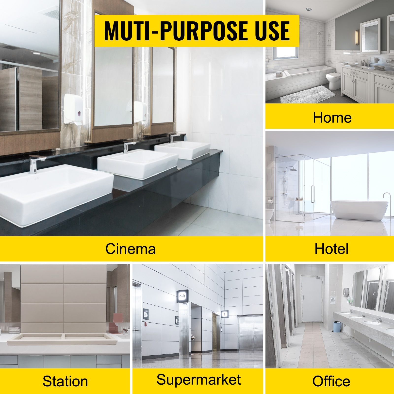 Monikäyttöinen käsienkuivain