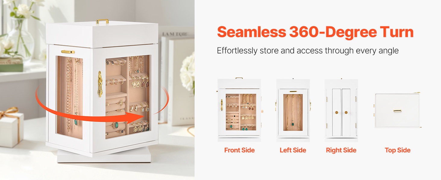 360 astetta pyörivä korurasia