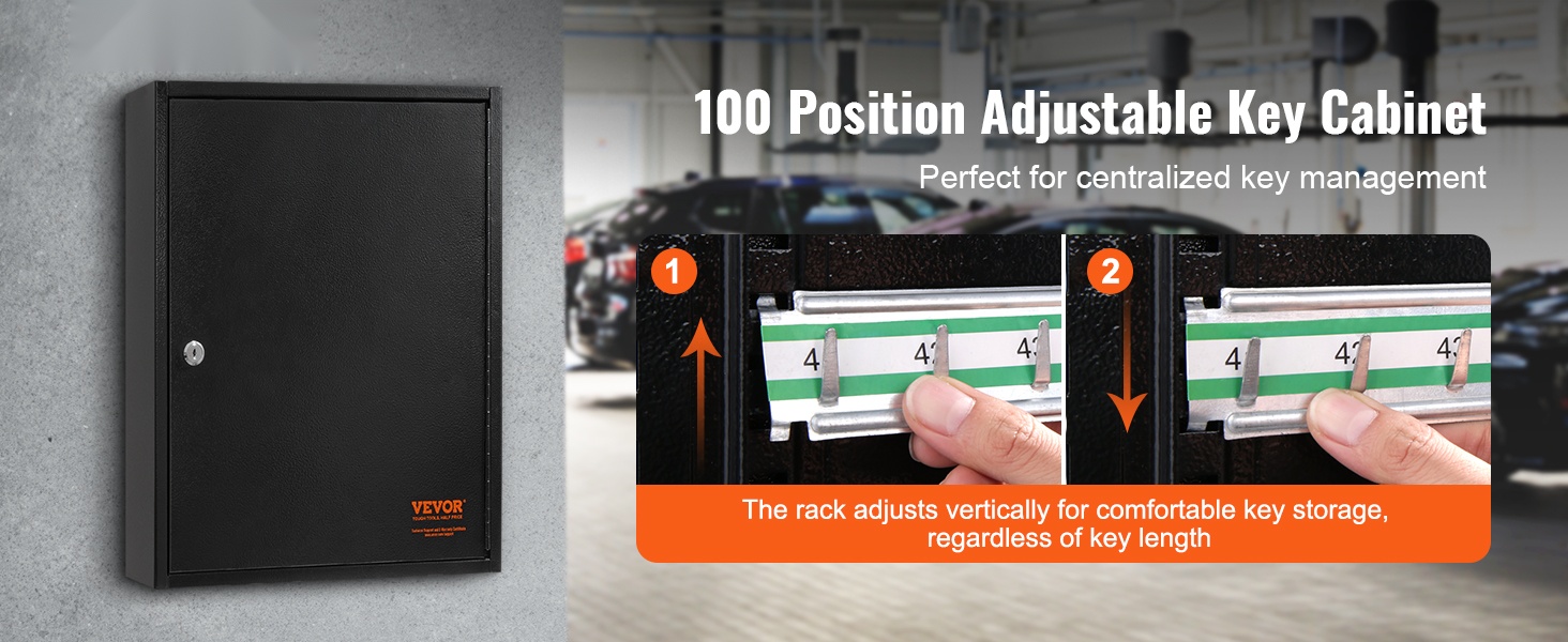 Avainkaappi 100 avaimelle - yleiskuva