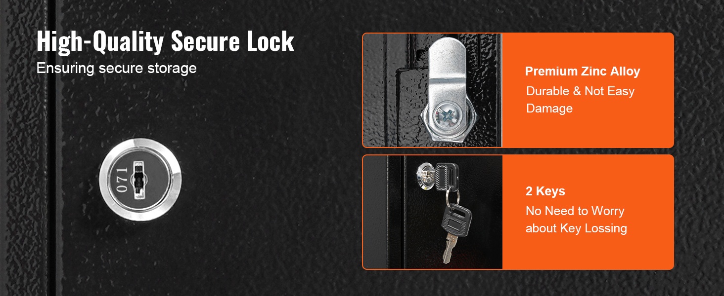 Teräskotelo ja lukko lähikuvassa