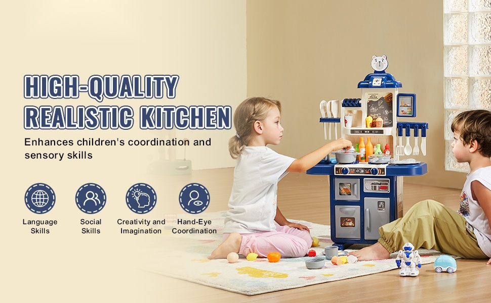 Lasten leikkikeittiö, yleisnäkymä