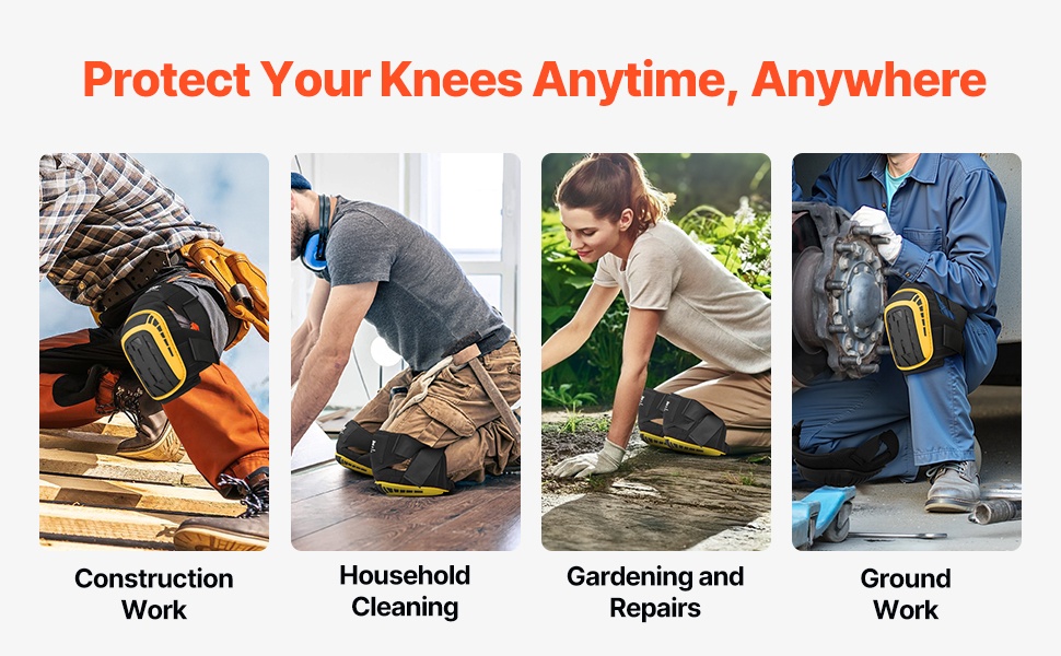 Puutarha- ja rakennuspolvisuojat