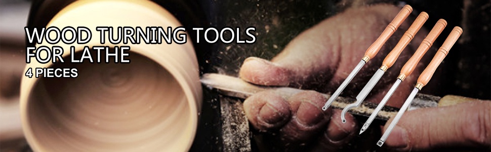 Sorvin puuntyöstötyökalut, 4 kpl sarja