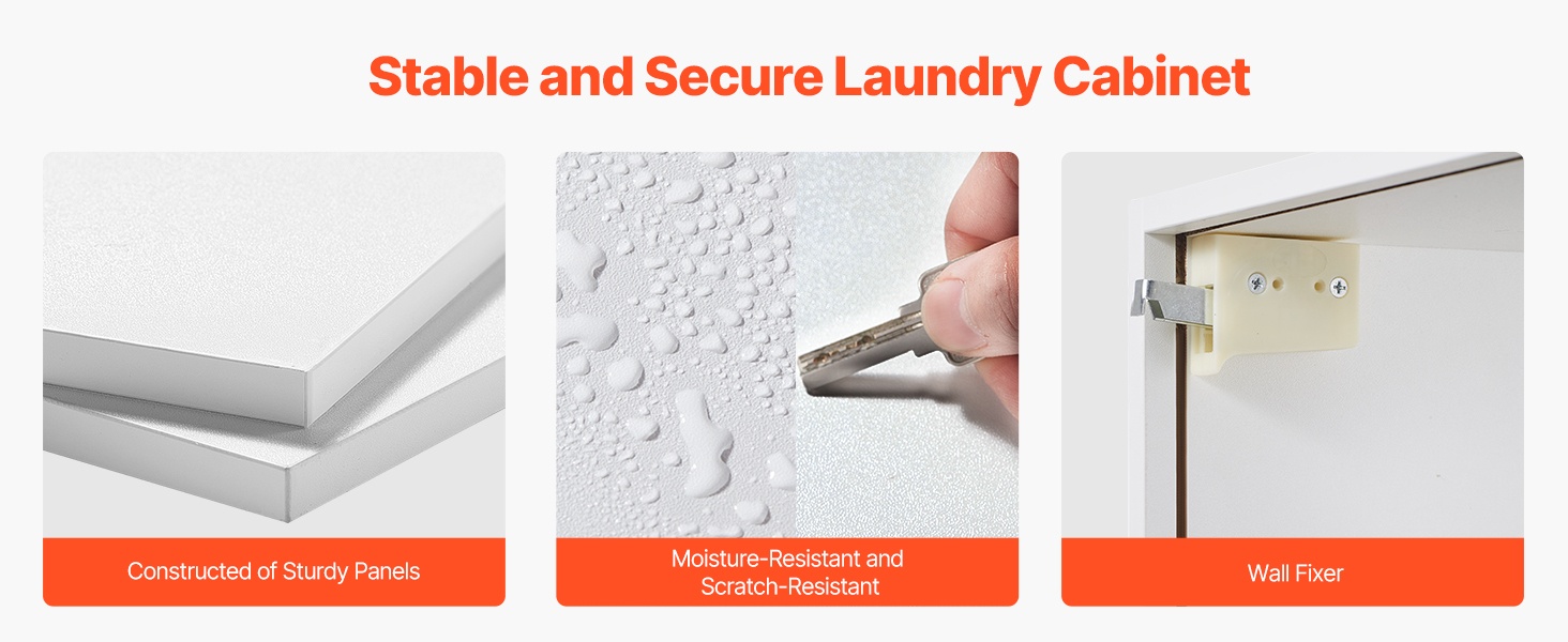 Kestävä lastulevystä ja MDF-levystä tehty kaappi