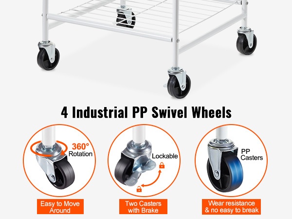 Liikuteltava pyykkikärry