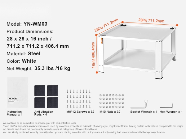 Yksityiskohtainen näkymä jalustasta