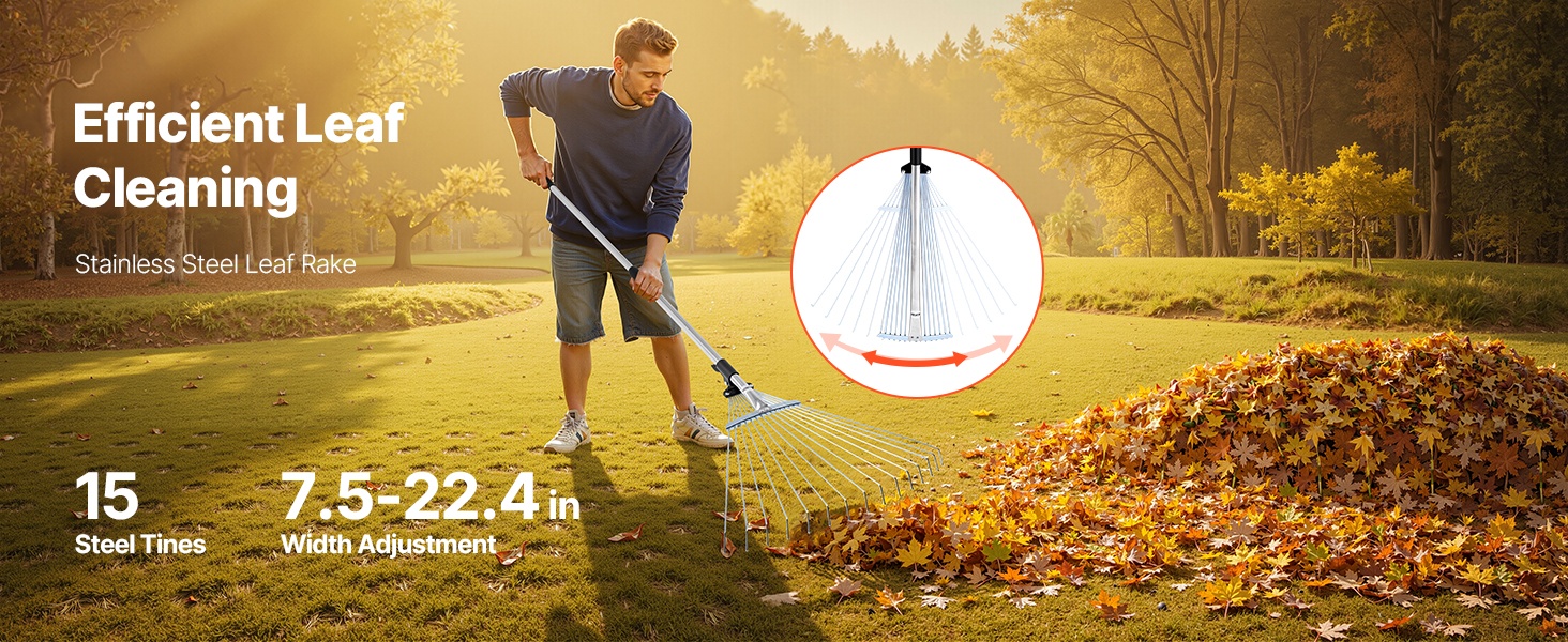 Lehtiharava ruostumattomasta teräksestä