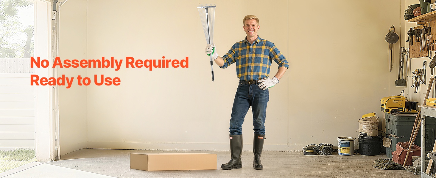 Helppo haravan kokoaminen