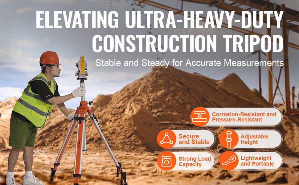 Alumiininen laser-kolmijalka, yleiskuva