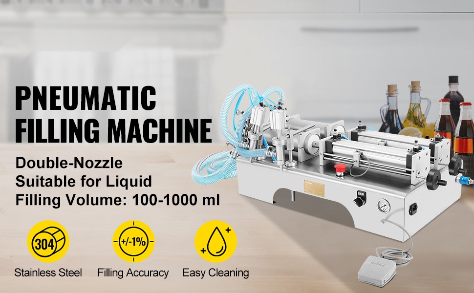 Pneumaattinen nesteen täyttökone