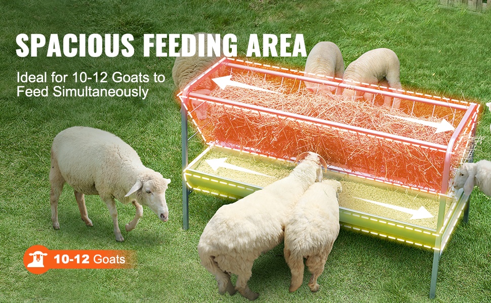 Tilava ruokinta-alue usealle eläimelle