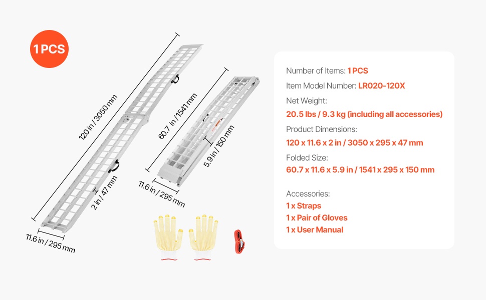 Teräsrampit valmiina käyttöön