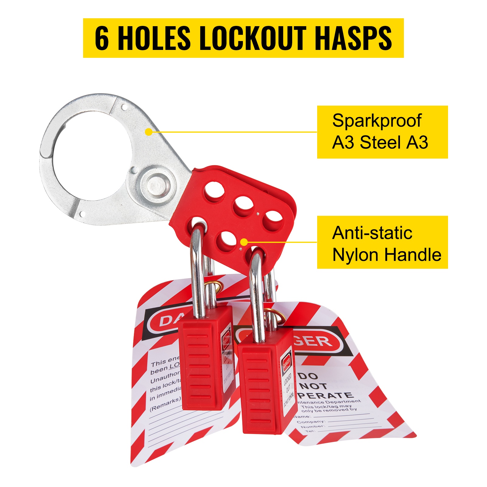 Haspit kuudelle lukolle