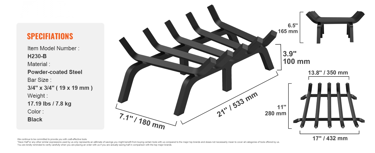 Takkateline ylhäältä päin