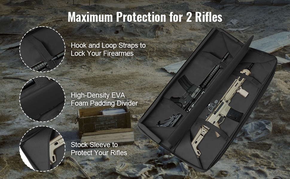 EVA-pehmuste ja sisäosasto aseille