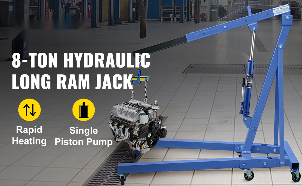 Hydraulinen pitkärunkoinen tunkki 4 t