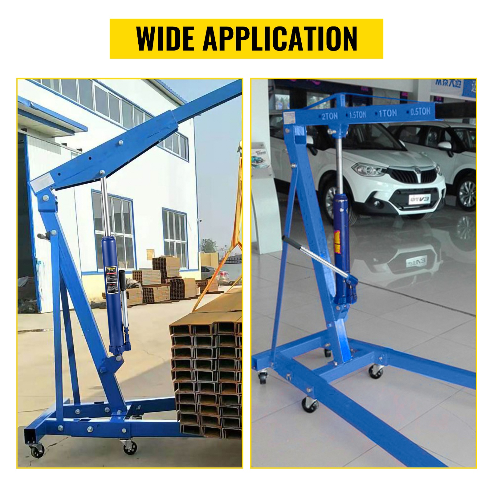 Tunkki käytössä nosturissa