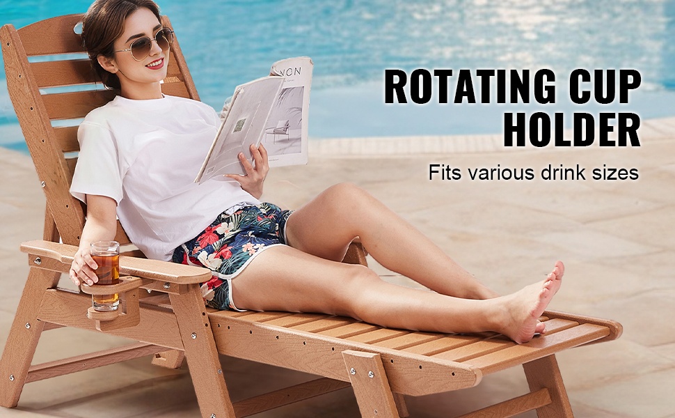 Lepotuoli mukitelineellä