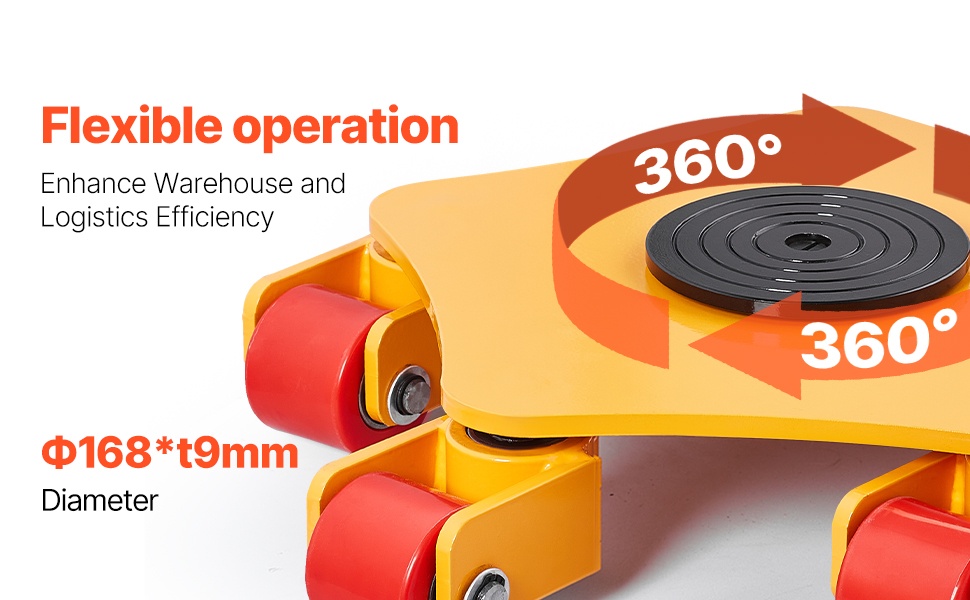 360° kääntyvä levy koneenkuljetusalustassa