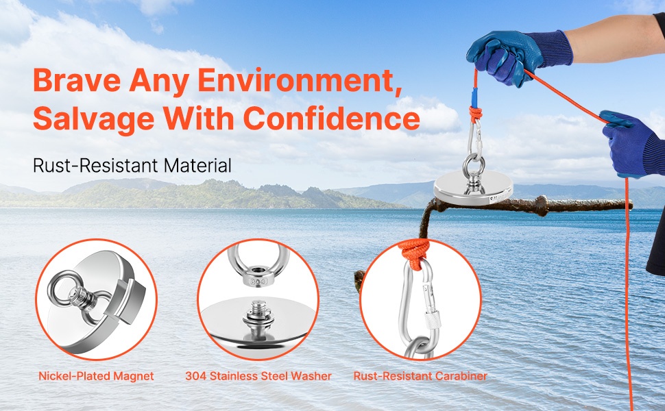 Ruostesuojattu magneettikalastussarja